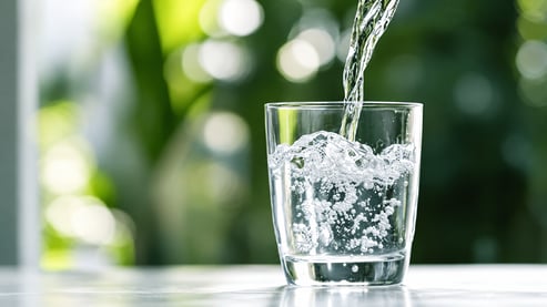 Pouring Water in a Glass